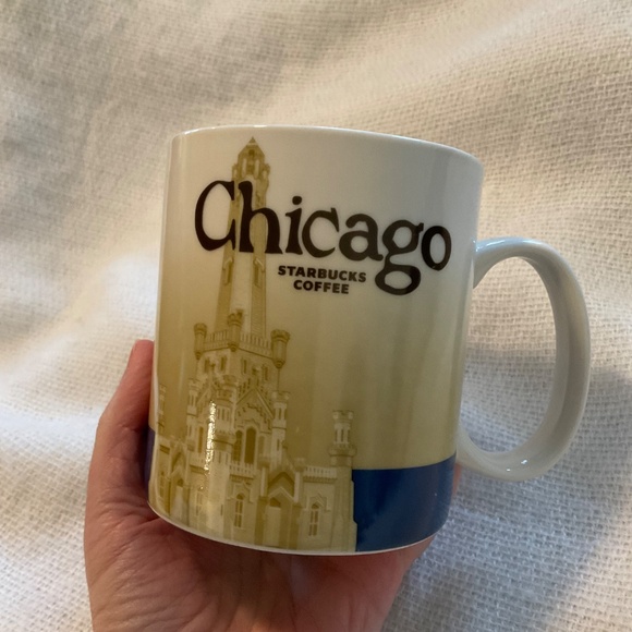 Starbucks Chicago Coffee Mug 16 oz Global Icon City Collectors Series 2012 - Picture 2 of 8